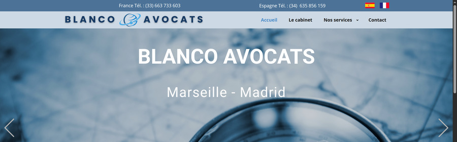 Aperçu du site blanco-avocats.fr