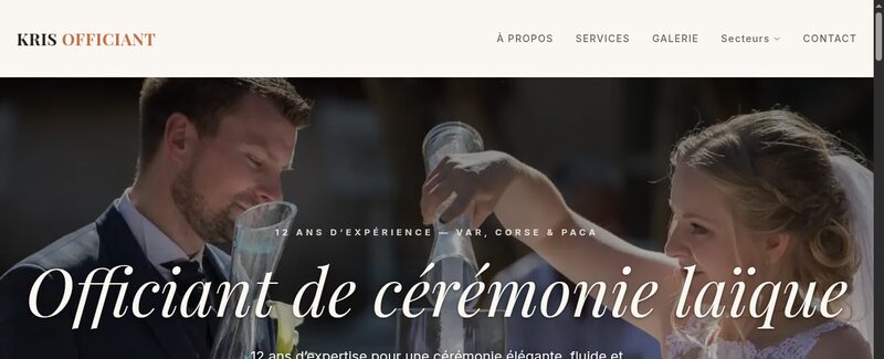 Aperçu du site krisofficiant.fr